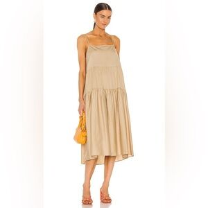 Enza Costa Cotton Tiered Dress